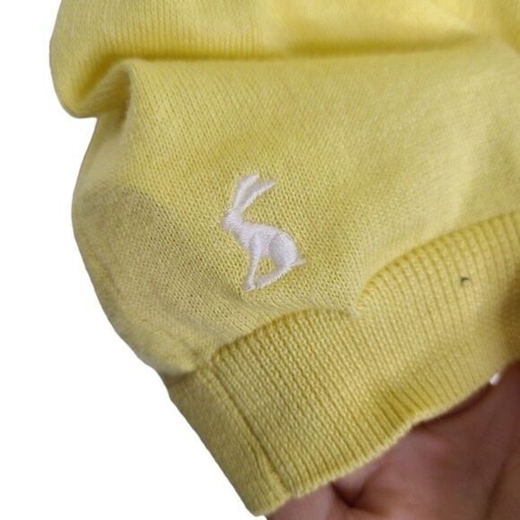 JOULES Sweater Womens US 12 Yellow Vibrant Louisa Cardigan Button Down Knitwear - Picture 5 of 10